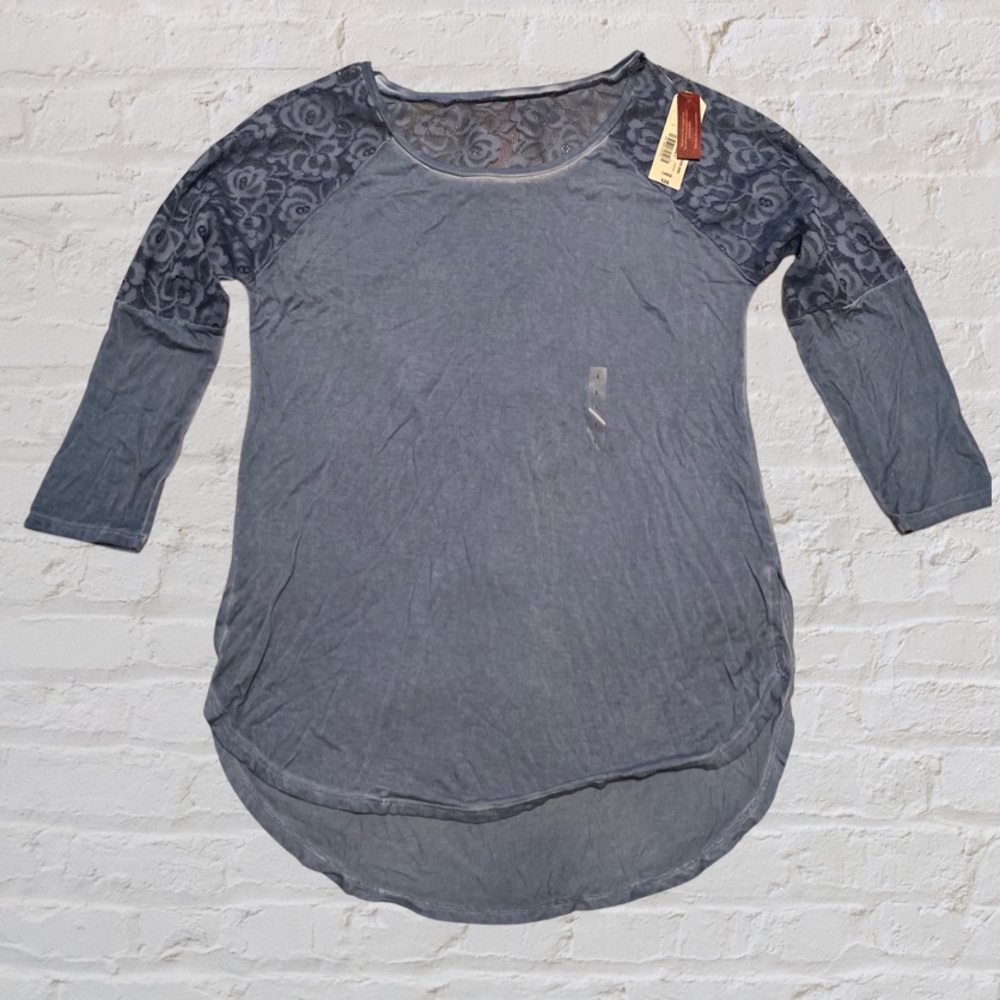 Brand new Arizona blue/slate lace top